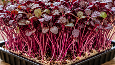Red Amaranth microgreens